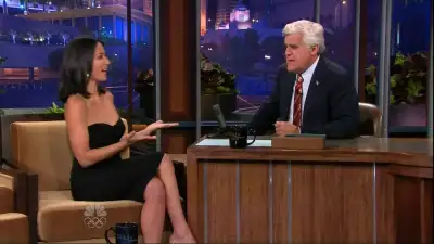 Olivia Munn was the guest of the Tonight Show with Jay Leno