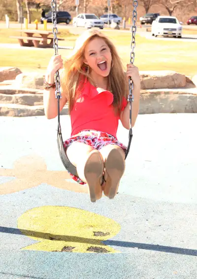 Olivia Holt's Playful Day Out: Disney XS Star Enjoys Los Angeles Playground