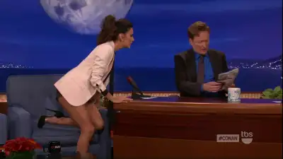 Eva Longoria Radiates Charm at 'Conan' Appearance