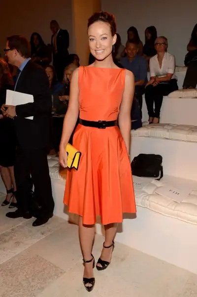 Olivia Wilde Shines at the Ralph Lauren Spring 2013 Fashion Show