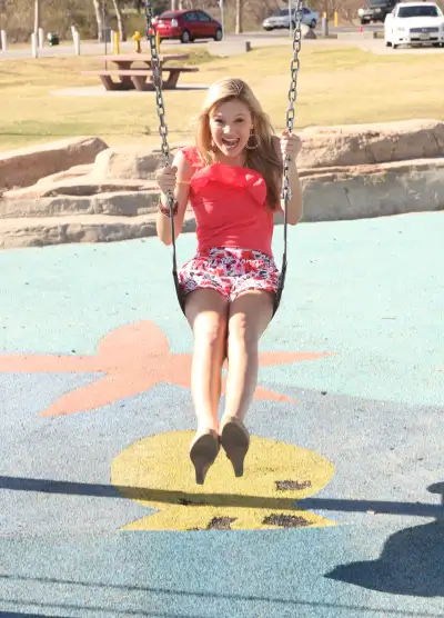Olivia Holt's Playful Day Out: Disney XS Star Enjoys Los Angeles Playground