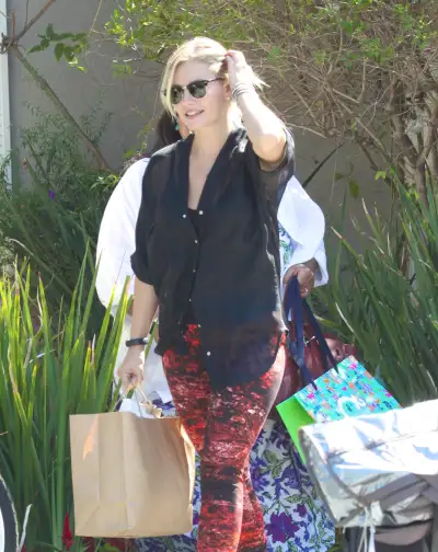Elisha Cuthbert Enjoys a Day of Shopping in Brentwood